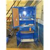 Image 2 : Blue 2 Tier Metal Cabinet w/ Inside Shelving 32"x14"x78" Ht.