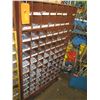 Image 2 : Metal 96 Compartment Storage Cabinet w/ Hardware, Nuts, Washers, etc