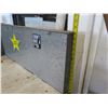Image 8 : Metal 2 Door Cabinet w/ Inside Shelving & Raised Edge on Wheels 36"x24"x53" Ht.