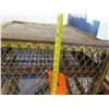 Image 8 : Metal Wire Single Door Storage Cabinet on Wheels 22"x26"x47" Ht.