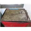 Image 2 : Metal Red Single Door Storage Cabinet on Wheels w/ Shelving 28"x20"x38" Ht.