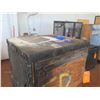 Image 2 : Metal Wire & Wood Single Door Storage Cabinet 26"x22"x62" Ht.