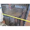 Image 8 : Metal Wire & Wood Single Door Storage Cabinet 26"x22"x62" Ht.
