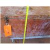 Image 8 : Long Wooden Storage Box on Stand 70"x10"x30" Ht.