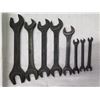 Image 2 : Metal HOSHI Double Side Wrench Set, Clamps, Curv-O-Mark in Metal Case