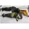 Image 1 : Qty 3 Reciprocating Saws: Ryobi RJ1861V, DeWalt DW304P & Craftsman