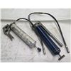 Image 1 : Qty 2 Grease Guns: Blue Lincoln & Silver Other