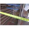 Image 8 : Metal Wire Single Door Storage Cabinet w/ Inside Shelves & Wheels 29"x44"x78" Ht.