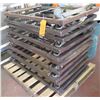 Image 1 : Qty Approx. 11 Square Rolling Rack Bases 27" Square x 6" Ht.