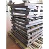 Image 2 : Qty Approx. 10 Square Rolling Rack Bases 27" Square x 6" Ht.