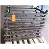 Image 1 : Qty 9 Square Rolling Rack Bases 27" Square x 6" Ht.
