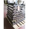 Image 2 : Qty 9 Square Rolling Rack Bases 27" Square x 6" Ht.