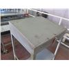Image 2 : Metal Square Stand w/ Undershelf & Drawer 35"x29"x42" Ht.