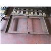 Image 2 : Qty Approx. 9 Square Rolling Rack Bases 44"x26"x5" Ht.