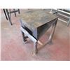 Image 2 : Metal Table on Wheels w/ Folding Attachment 19"x21"x30" Ht.