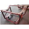 Image 1 : Red Metal Drum Dolly 20"x32"x21" Ht.