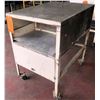 Image 1 : Metal Shop Table on Wheels w/ Drawer 30"x22"x33" Ht.
