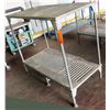 Image 1 : Metal 2 Tier Cooling Rack 60"x30"x54" Ht.