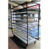 Image 1 : Rolling Metal 9 Tier Cooling Rack 70"x24"x77" Ht.