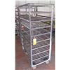 Image 1 : Rolling Metal 9 Tier Cooling Rack 25"x39"x71" Ht.