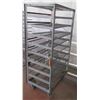Image 1 : Rolling Metal 9 Tier Cooling Rack 25"x39"x73" Ht.