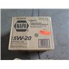 Image 2 : Qty 1 Box of 12 NAPA 5W-20 Motor Oil & 9 Loose Bottles