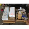 Image 1 : Pallet Misc Parts: NAPA Power Steering, PS Pump, Eclipse Caliper, Precision King Pins, etc