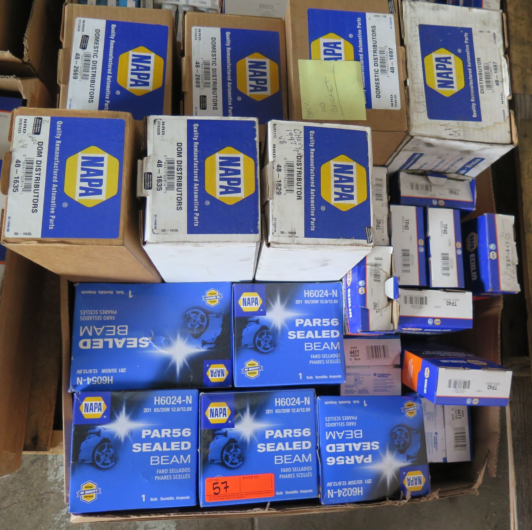 Box Multiple NAPA Par56 Sealed Beams, DOM Distributors, Ignition ...