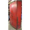 Image 2 : Metal 2 Door w/ 6 Inside Shelves 50"x19"x89" Ht.