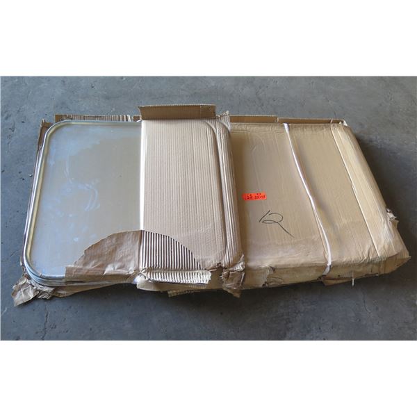 Qty 12 Engine Oil Drip Pans 25"x47"