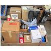Image 1 : Multiple Boxes Windshield Wiper Pump, Sealed Beams, Brake Pedal Pads, Senders, etc
