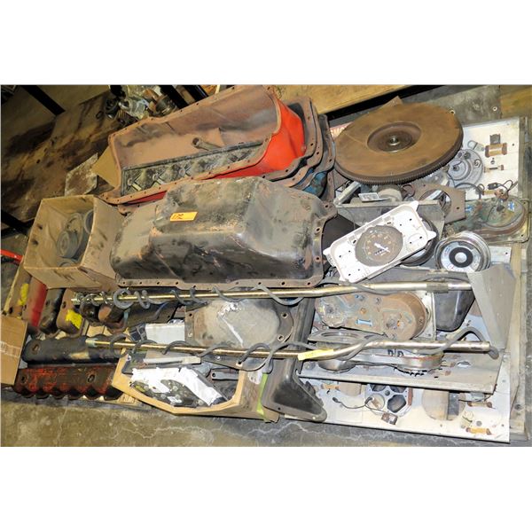 Pallet Gauges, Flywheel, Oil Pan, Valve Covers, Manual Fuel Pumps, etc