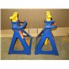 Image 2 : Qty 2 NAPA Professional Equipment Blue 7 Ton Jack Stands