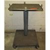 Image 1 : Metal Rolling Shop Table w/ Raised Edges 19"x18"x27" Ht.
