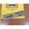 Image 2 : Love's Logo Tote Bag & "Go For The Gold" Brick 8"Long 12/12/79