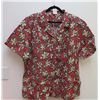 Image 1 : Love's Logo Red Aloha Shirt Size Adult 3XL