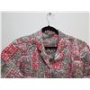 Image 2 : Love's Logo Gray/Brown/Red Aloha Shirt Size Adult XL