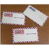 Image 1 : Qty 3 Air Mail Envelopes w/ Love's Logo Return Address