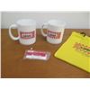 Image 2 : Love's Logo Tote Bag, 2 Logo Coffee Mugs & Wrapped Thrift Store Souvenir