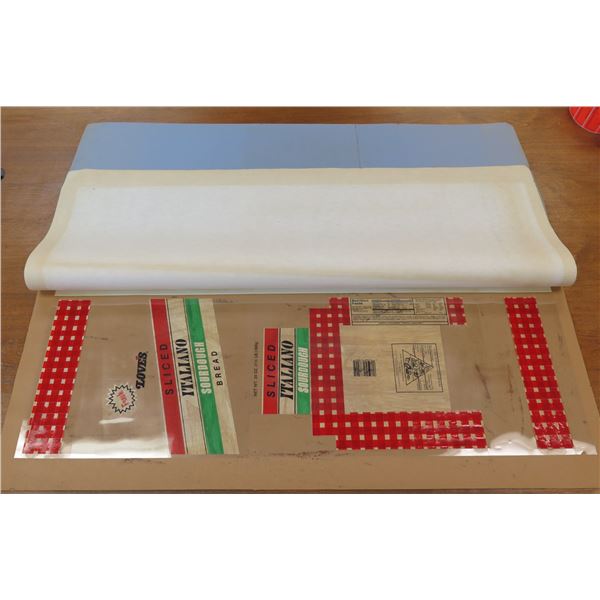 Love's Italiano Sliced Sourdough Bread Packaging Prototype 36"