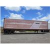 Image 2 : 40-Foot Container on Chassis (#4401184) with Interior Pallet Rollers & Winch
