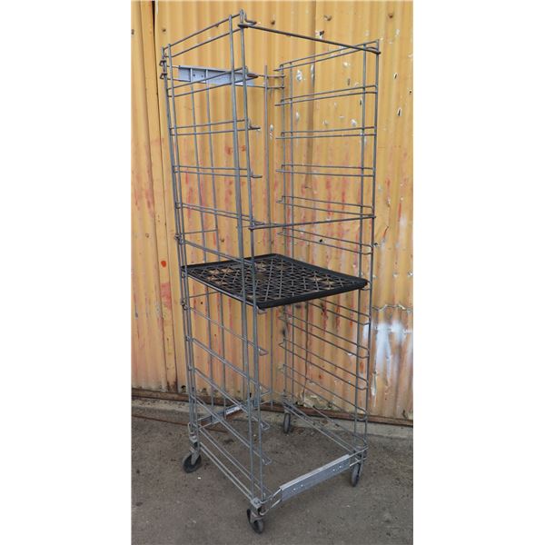 8 Collapsible, Rolling Wire Cooling Rack for Bakestep Trays (see 291 for painted version)