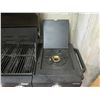 Image 13 : Rolling Brinkmann Gas BBQ Grill w/ Undershelf, Side Shelf & Side Burner