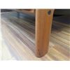 Image 8 : Brown Upholstered Sofa, Wood Frame 82"x23"x29"H