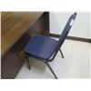 Image 8 : Wooden Desk w/ 4 Drawers 60"x30"x29"H & 2 Upholstered Metal Chairs
