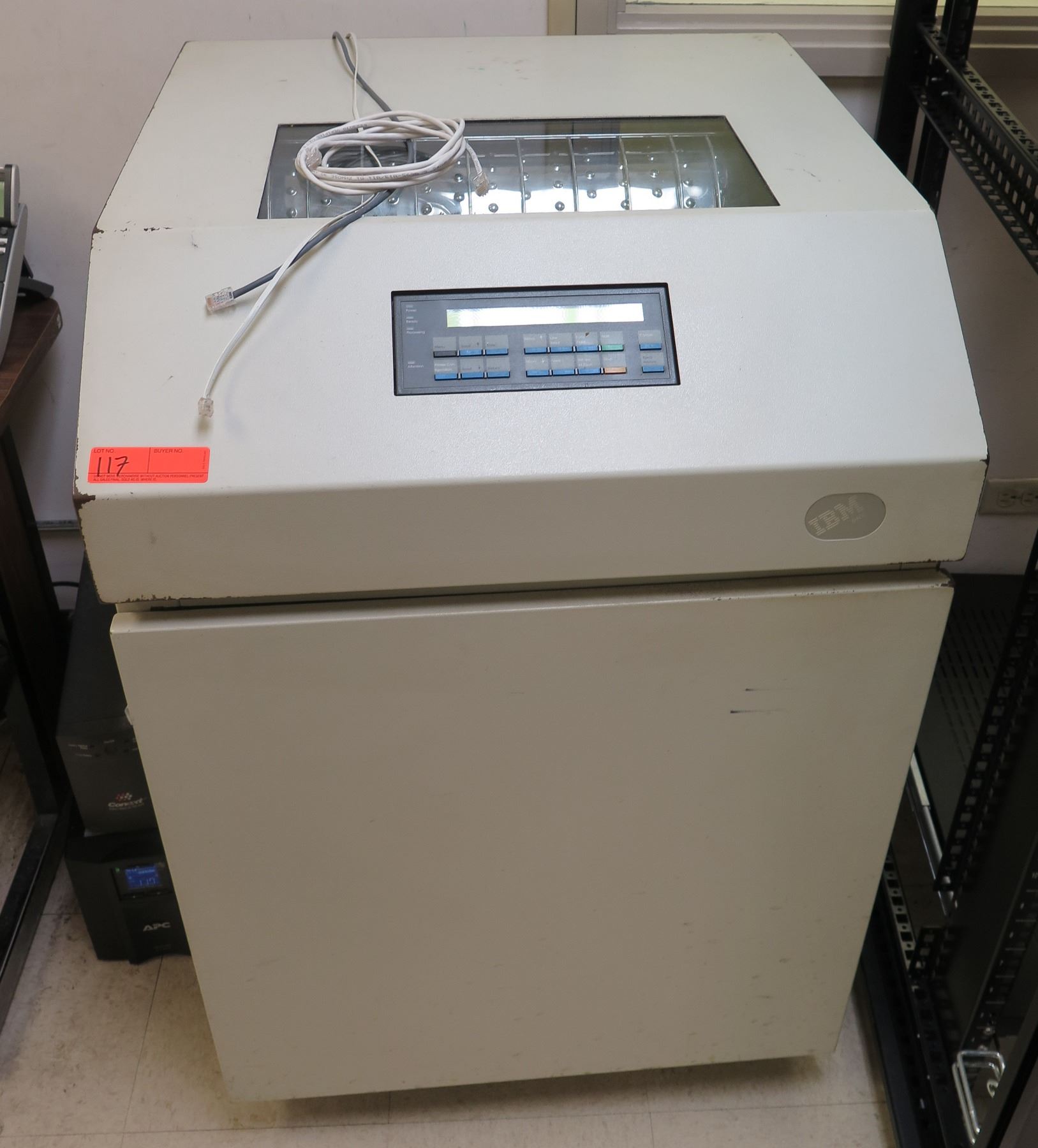 Ibm Line Printer IBM 6400 Line Matrix Printer (does not work) - Oahu Auctions