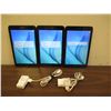 Image 2 : Qty 3 Samsung Galaxy Android Tablets w/ 2 Chargers