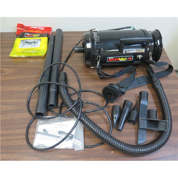 Metro DataVac/2 Anti-Static Canister Handheld Vacuum MDV-2 w ...