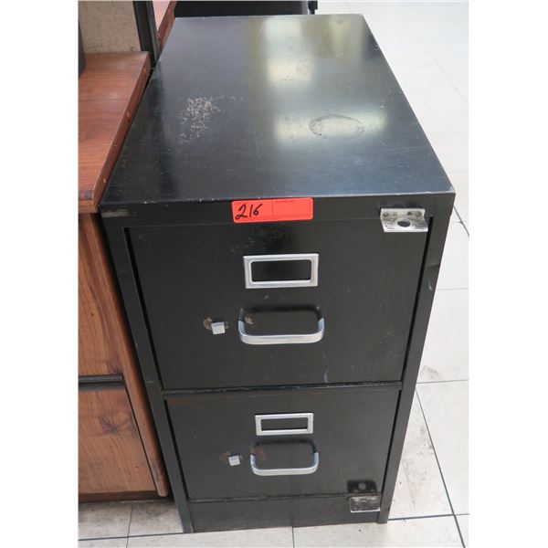 Metal 2-Drawer File Cabinet