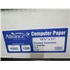 Image 2 : Qty 3 Boxes Alliance Computer Paper Premium Carbonless 14-7/8"x11"
